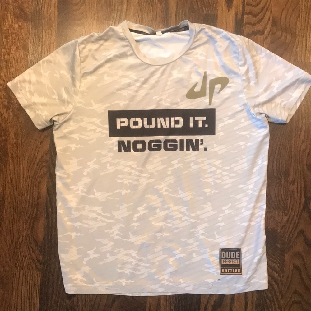 Dude Perfect Dri-Fit Shirt, Size Youth Large